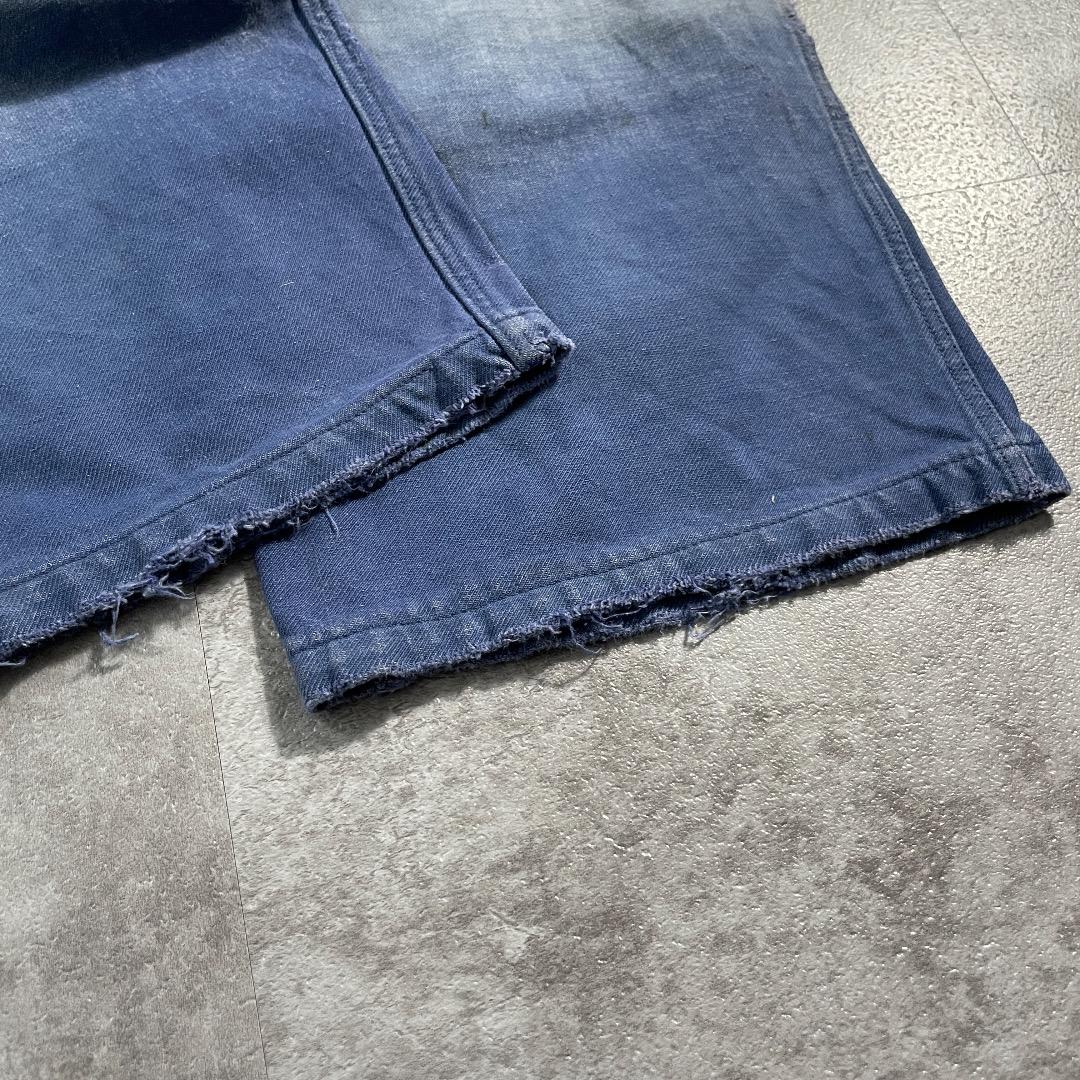 60s- ファーマーズ モールスキン フレンチワークパンツ
