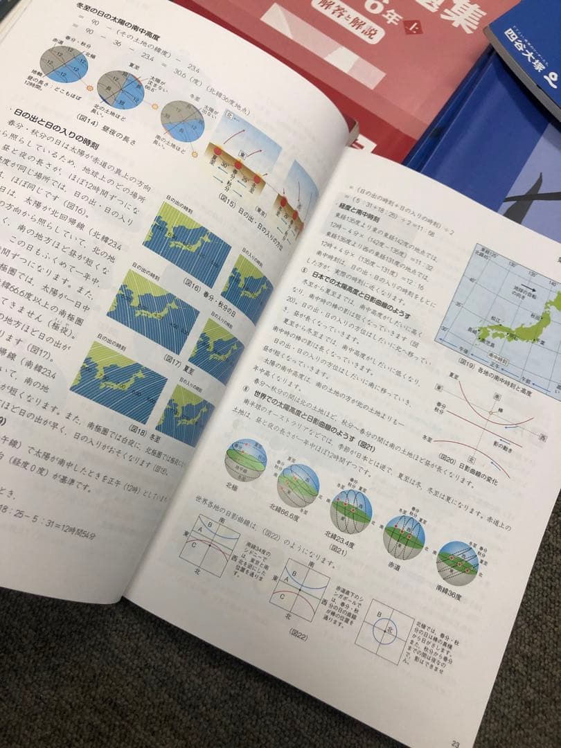 改訂新版　四谷大塚6年予習　国算理社/最難関　上2024年受験　状態おおむね良
