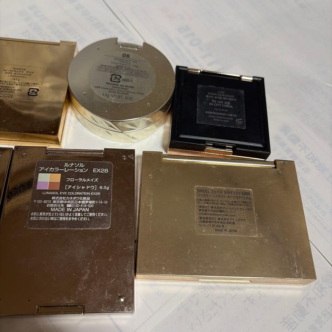 デパコスまとめ売りTHREE.ルナソル.アンプリチュード.コスメデコルテ