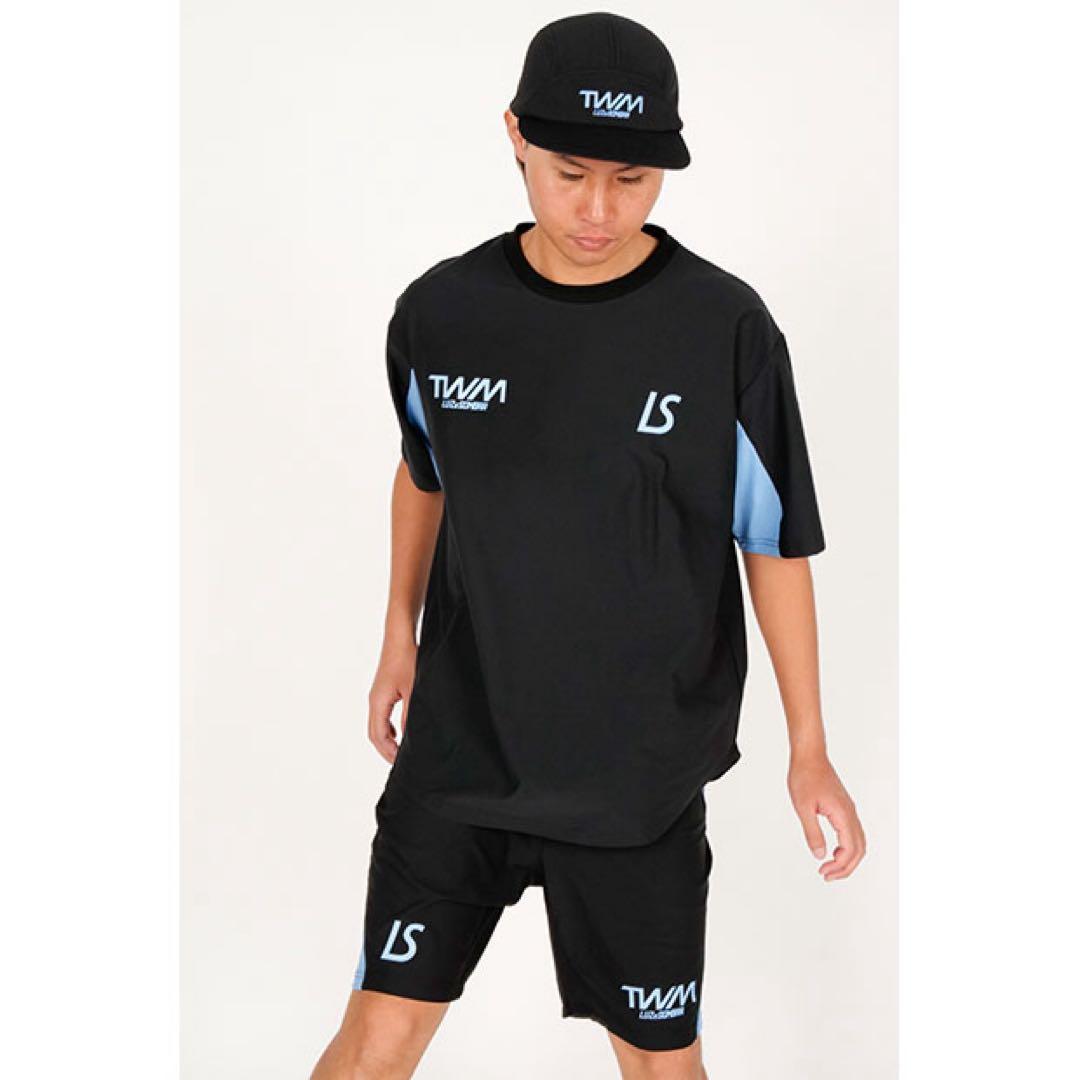 【Mサイズ上下セット】TWM ドライラウンド半袖Tシャツ ハーフパンツ