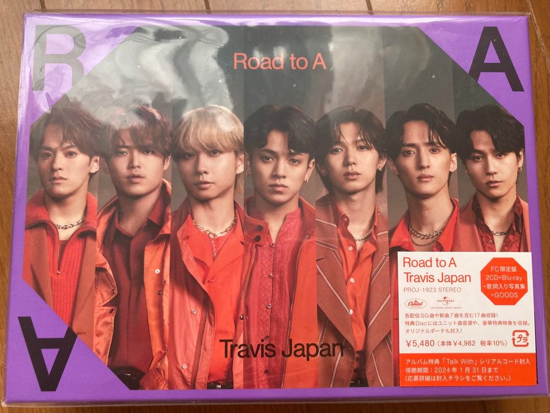 Travis Japan　Road to A　FC限定盤　Blu-ray