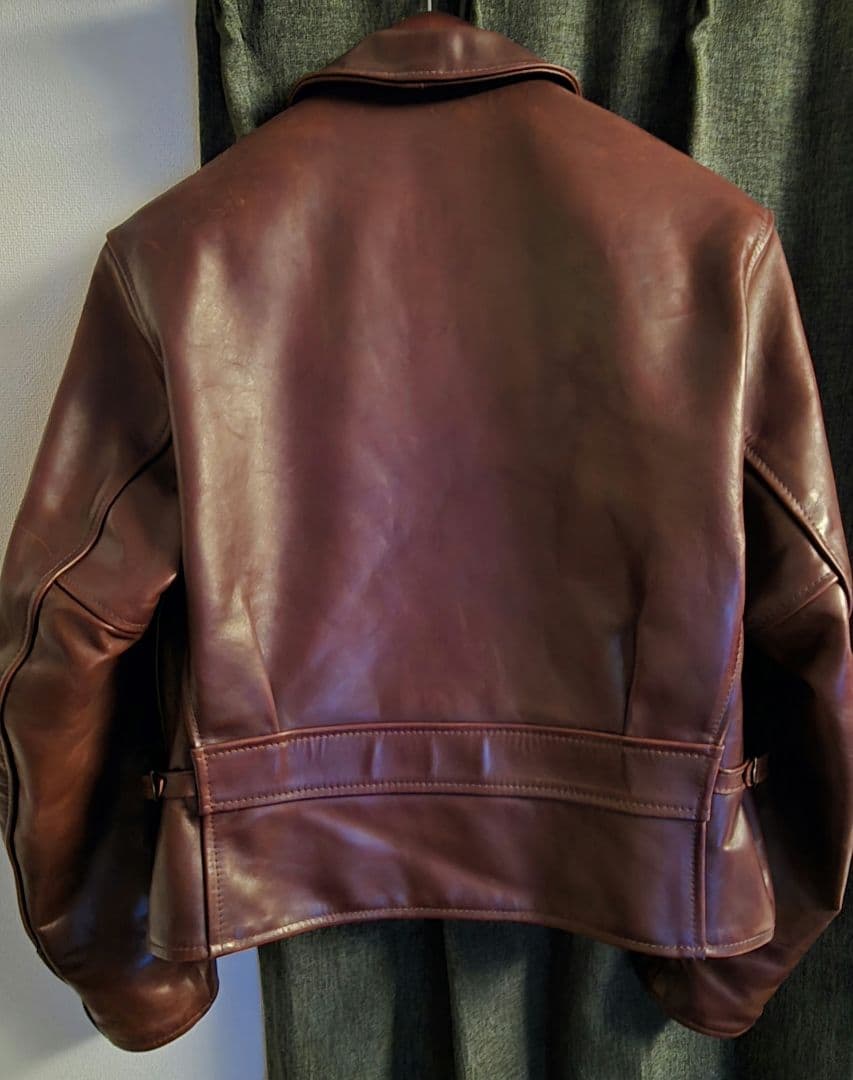 AERO LEATHER レザージャケット ブラウン 38 木村拓哉 馬革