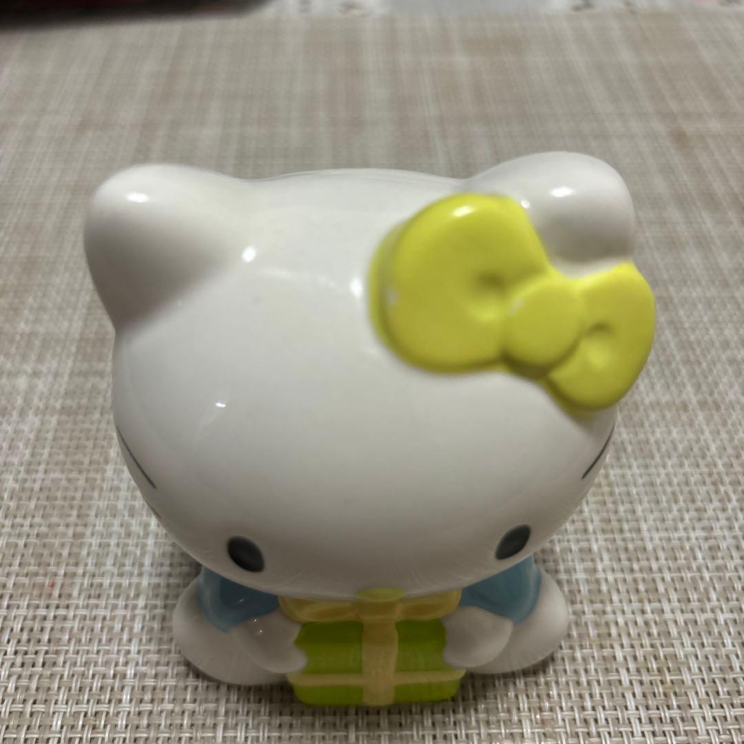 1996年ハローキティ陶器スパイス立て サンリオ ハローキティ貯金箱 おまけ付き