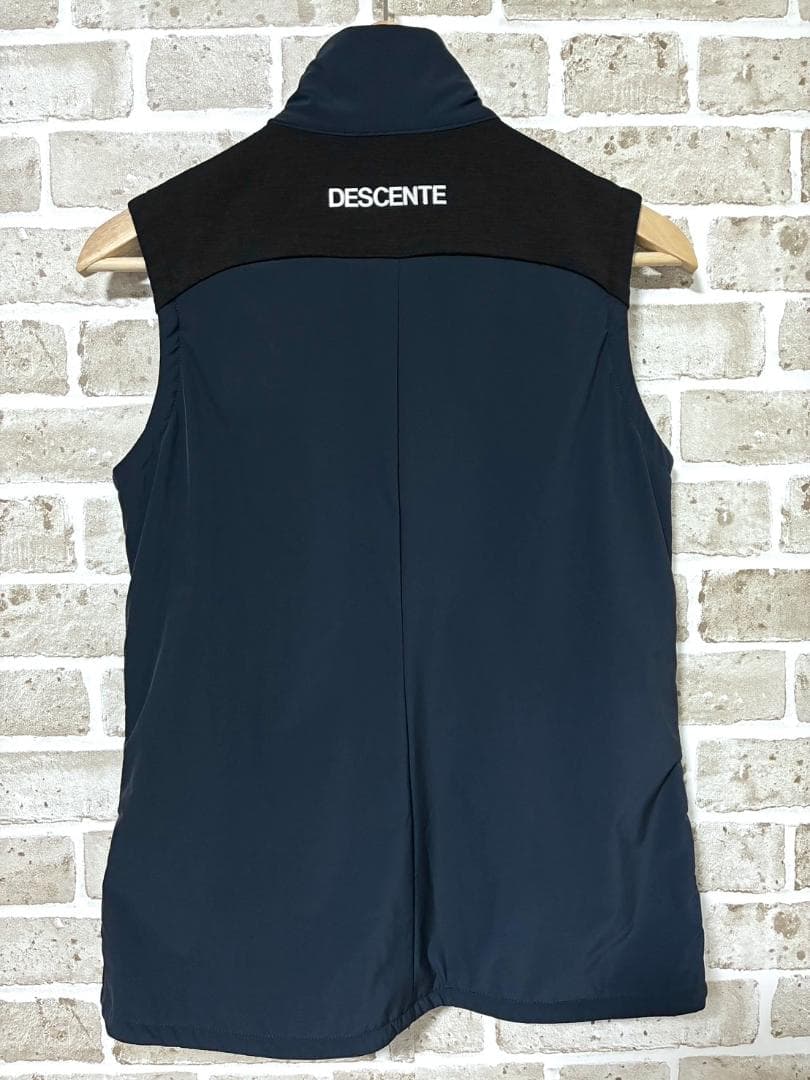 【早い者勝ち❤️】デサントゴルフ レディース ジップベスト L ブラック 黒