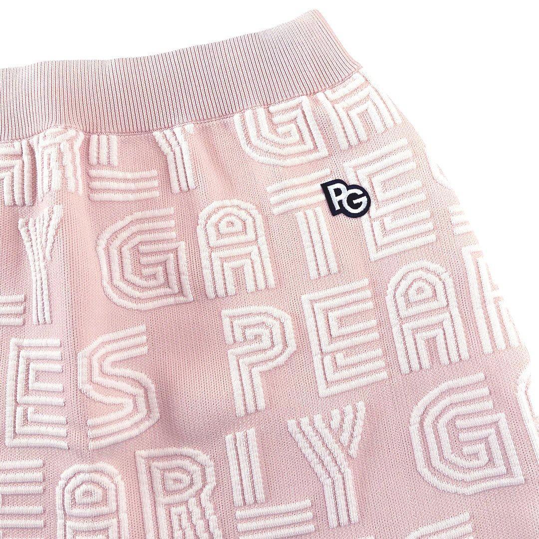 692 パーリゲイツ定価30,800円 立体ロゴピンクスカート 0 S