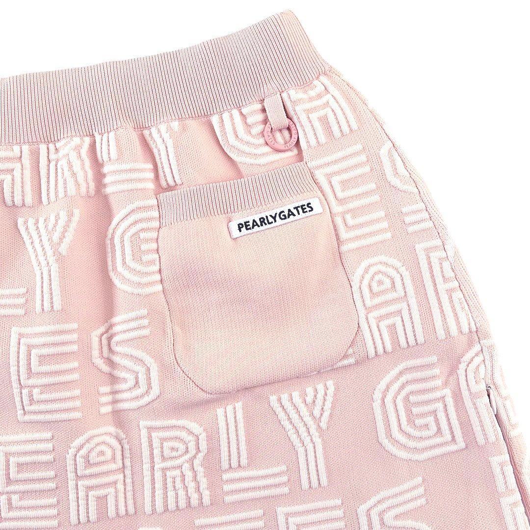 692 パーリゲイツ定価30,800円 立体ロゴピンクスカート 0 S