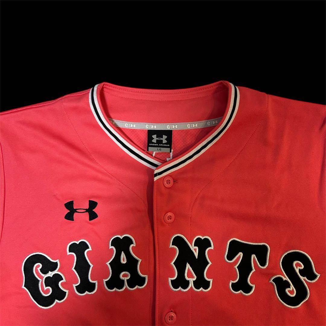 読売ジャイアンツ　亀井善行　アンダーアーマー　ピンクユニ　ユニフォーム　サイズL