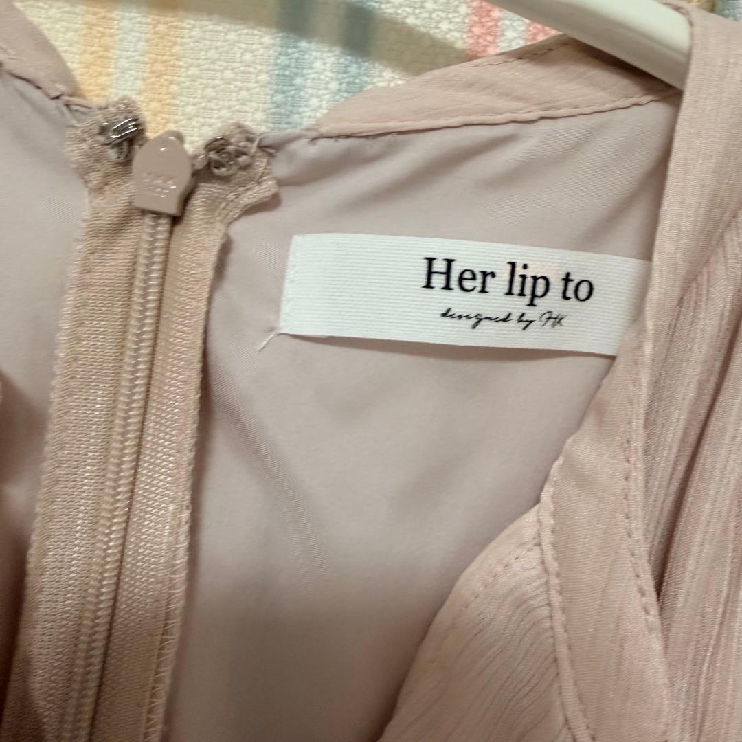 s*︎様 herlipto Back Ribbon Tiered Satin D