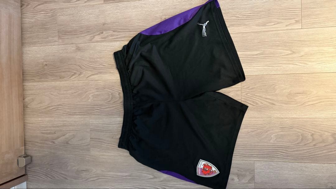 Puma サッカーウェアセット 紫色 京都サンガ練習着 上下セット　XL