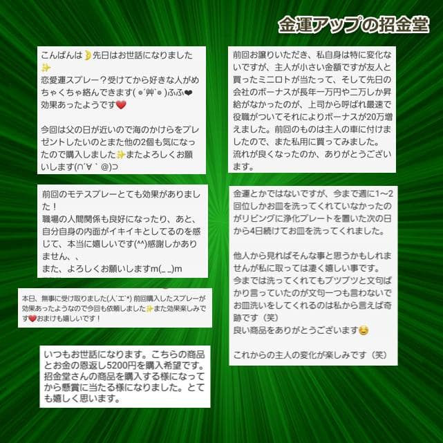 【３本セット】リピーター様限定価格『浄化スプレー金運アップGold3』3018
