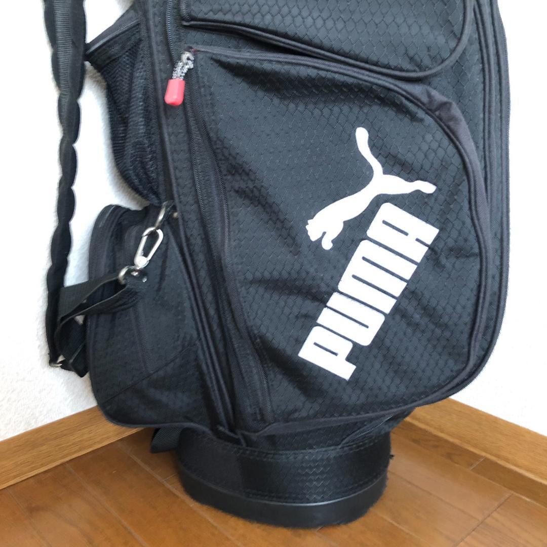 PUMA プーマ ゴルフ キャディバッグ カート型 5分割 ブラック