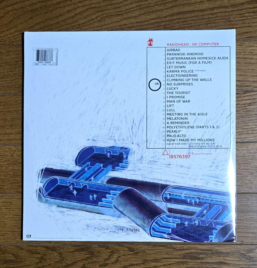 Radiohead OK COMPUTER 3LP/限定ブルーヴァイナル LP