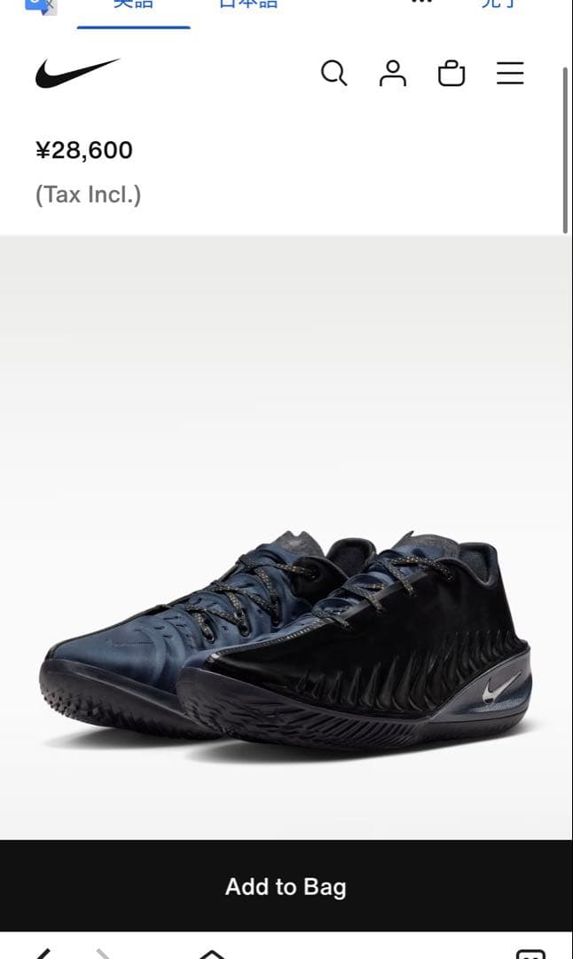 シューズ(男性用) Nike G.T. Cut 4 EP 29cm
