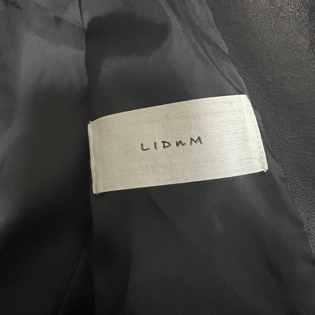この値段で最終価格‼️【リドム】ラムレザーシングルライダース 日本製　Lサイズ