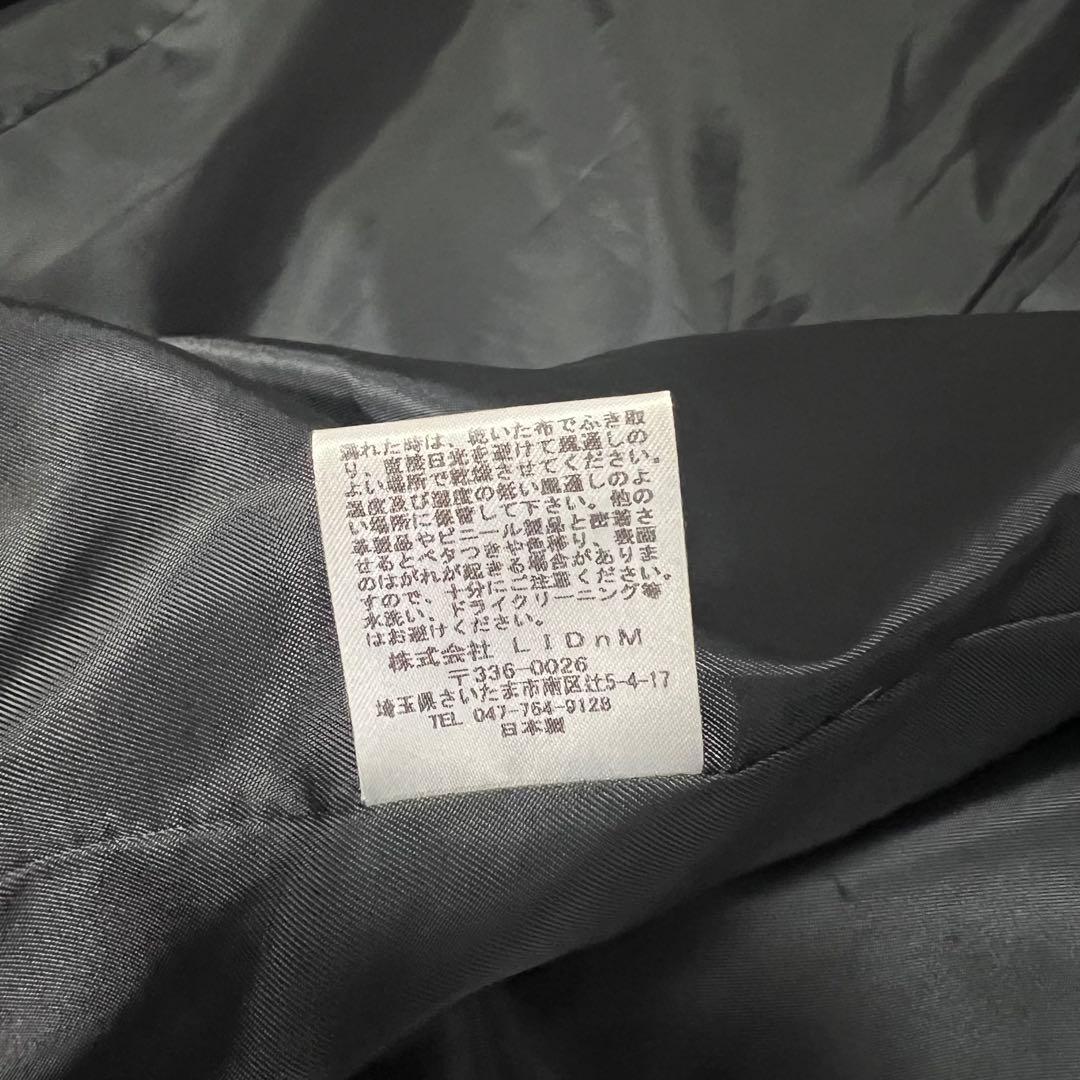 この値段で最終価格‼️【リドム】ラムレザーシングルライダース 日本製　Lサイズ