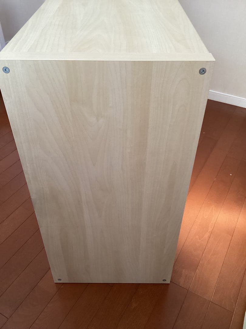 【引取りのみ】IKEA KALLAX カラックス　オーク　4箇所引出し付