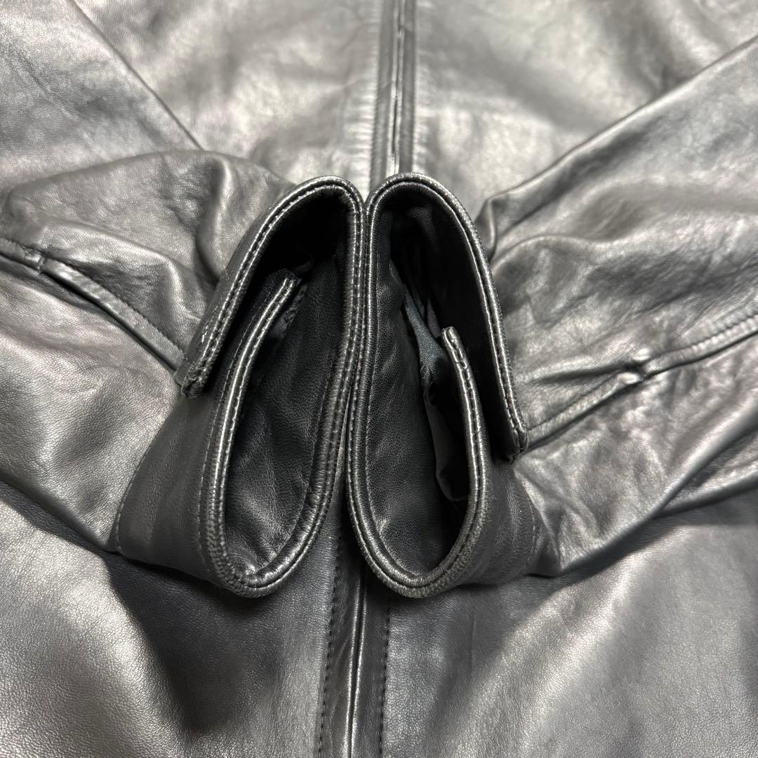 【本日限定✨特別価格✨】LEATHER ZIP WORK JACKET M