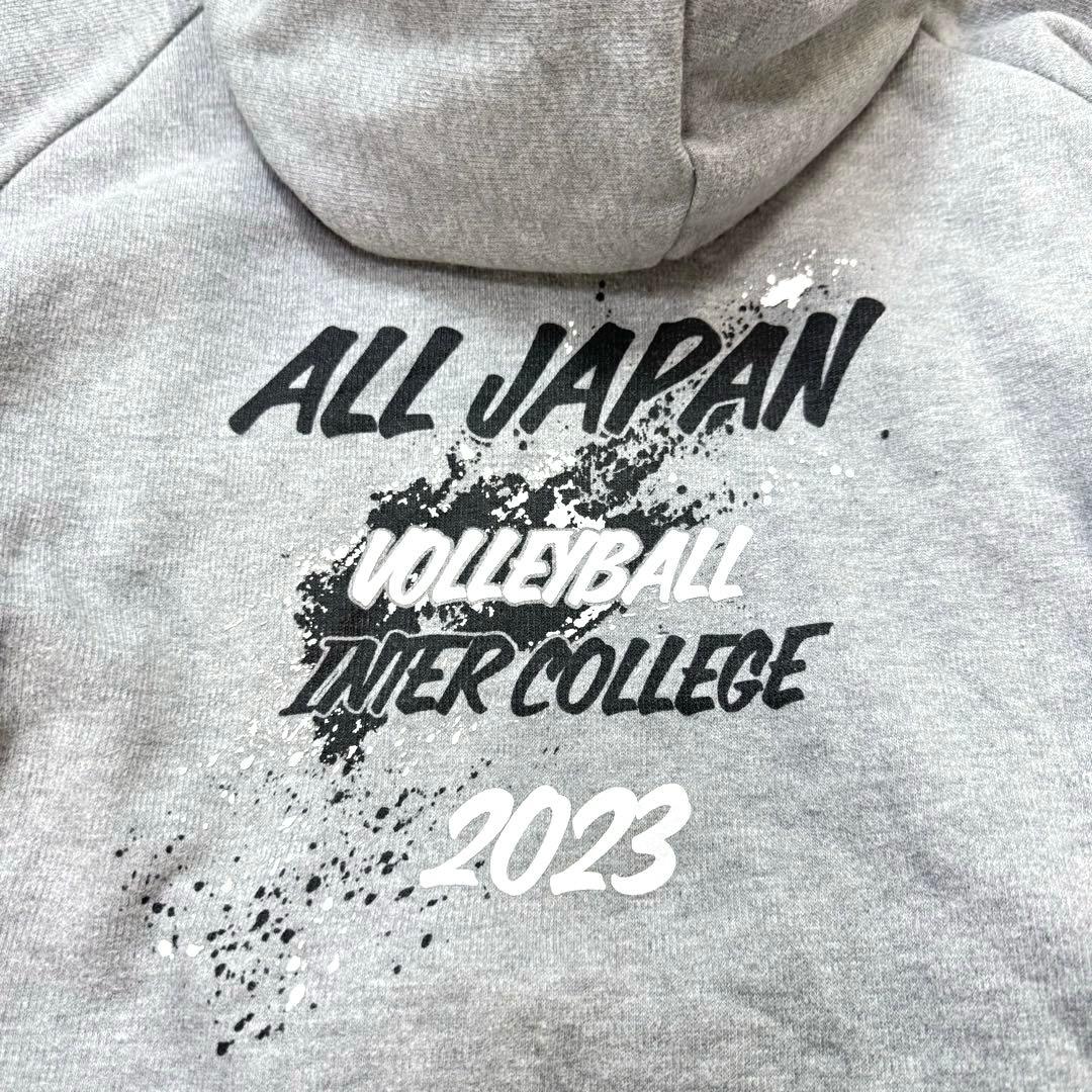 ミズノ インターカレッジ パーカー 大学 バレーボール 2023 インカレ