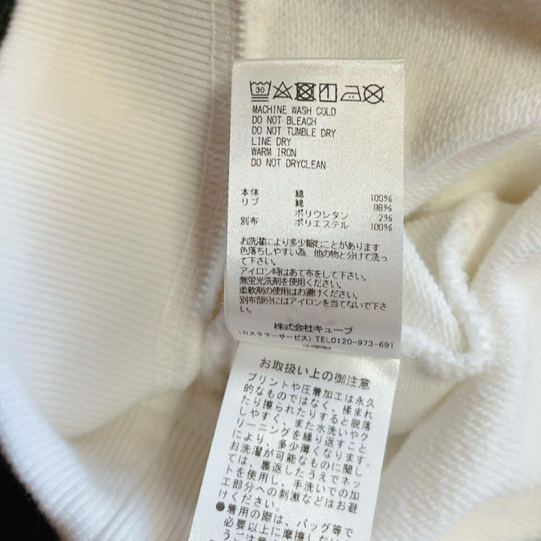 未使用級　2024　マークアンドロナ FER　サークルロゴ　スカル　ホワイト　L