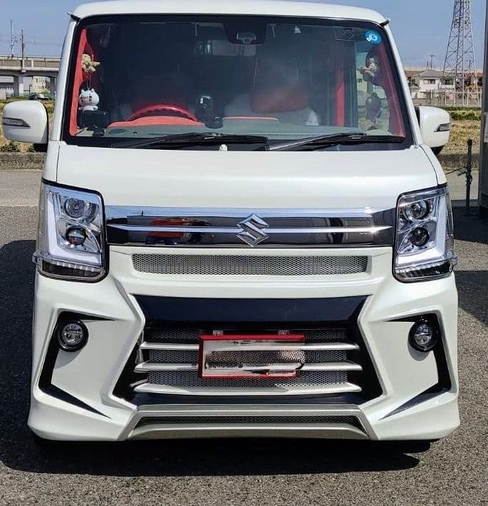エブリイDA17W REIZ ヘッドライト 左右セット　HID用　美品