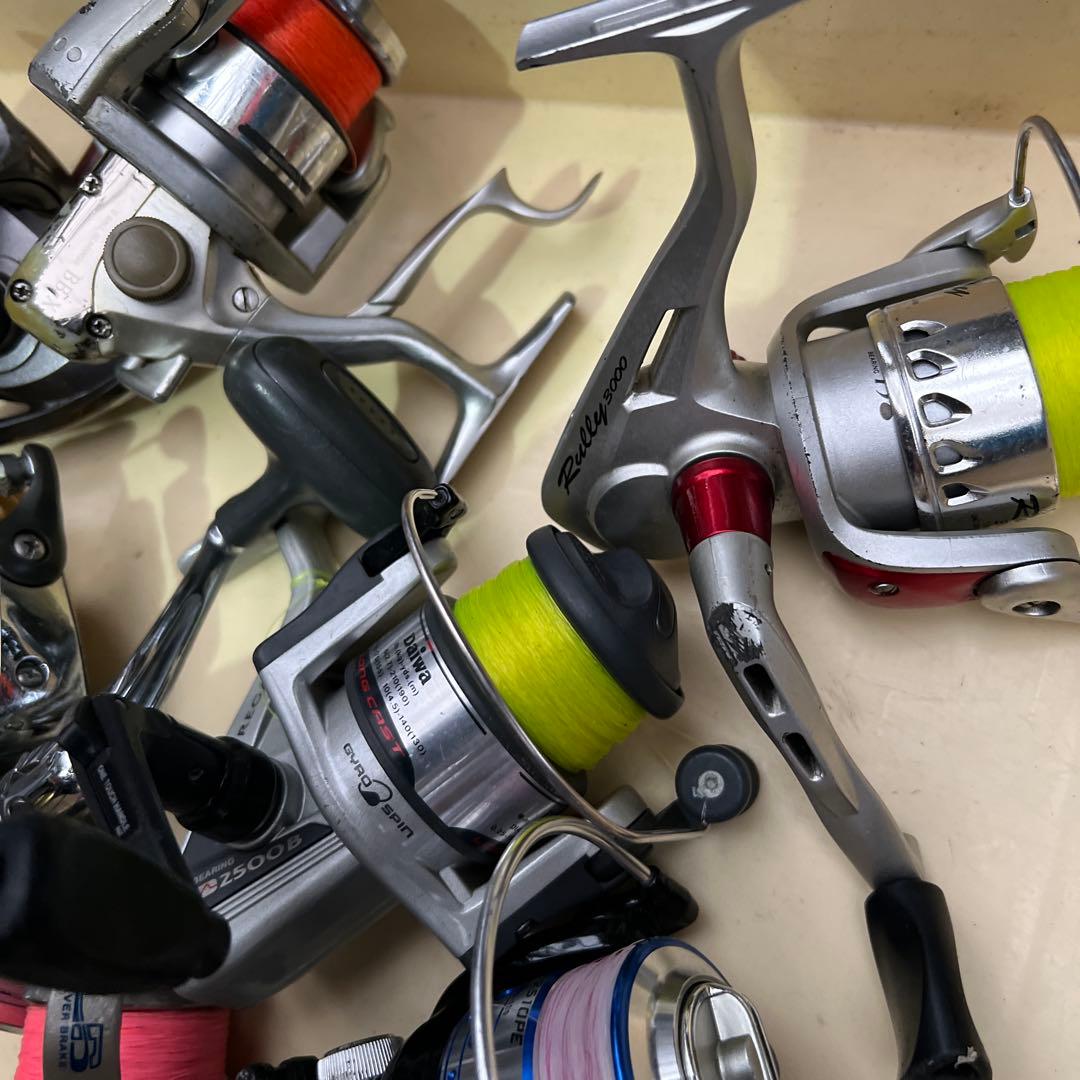 中古スピニングリールセットまとめ売り