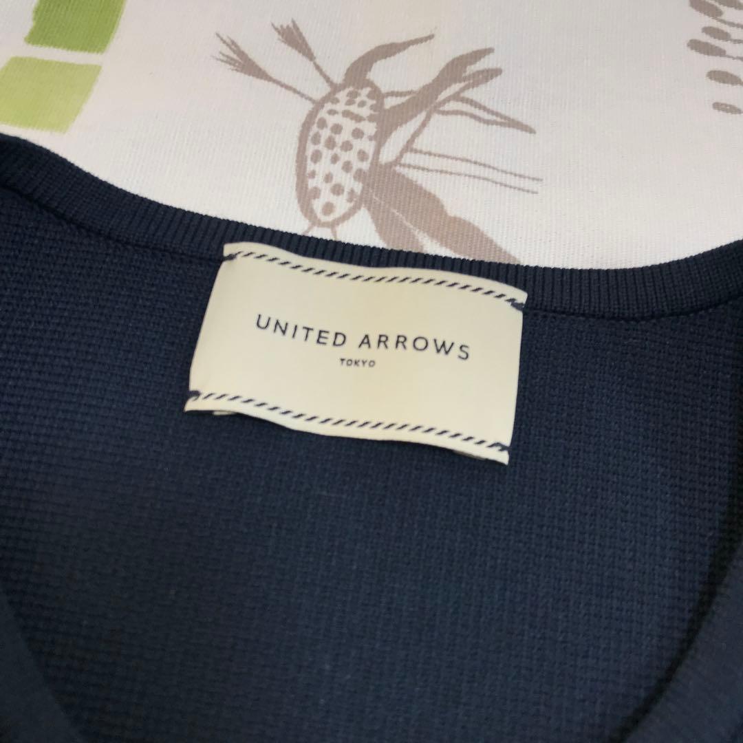 美品　UNITED ARROWS ユナイテッドアローズ　P フリル ニットベスト