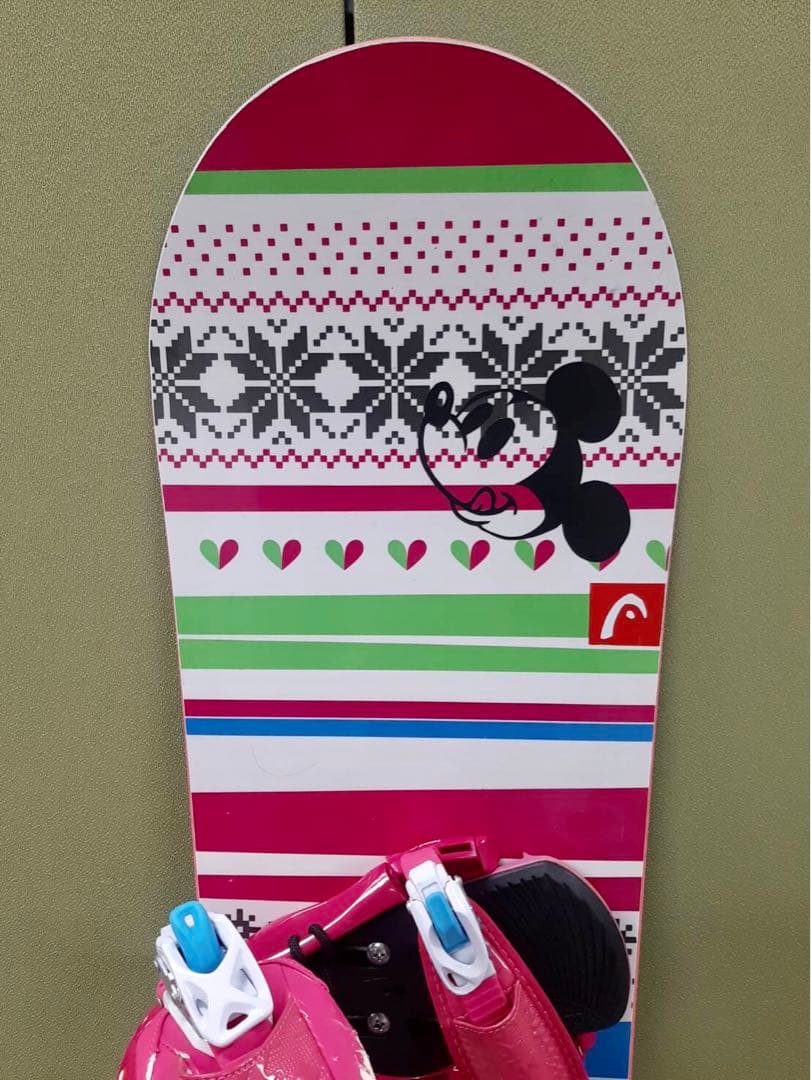 HEAD　スノーボード　ビンディング セット　ローズ　142cm　ヘッド