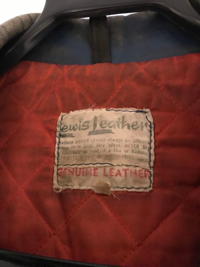 【70s】ヴィンテージ ルイスレザー ターコイズブルー lewis 青