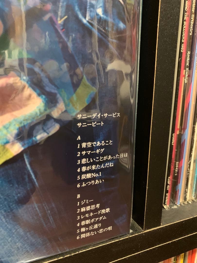 サニーデーサービス　サニービート　レコード　カラー盤　新品未使用