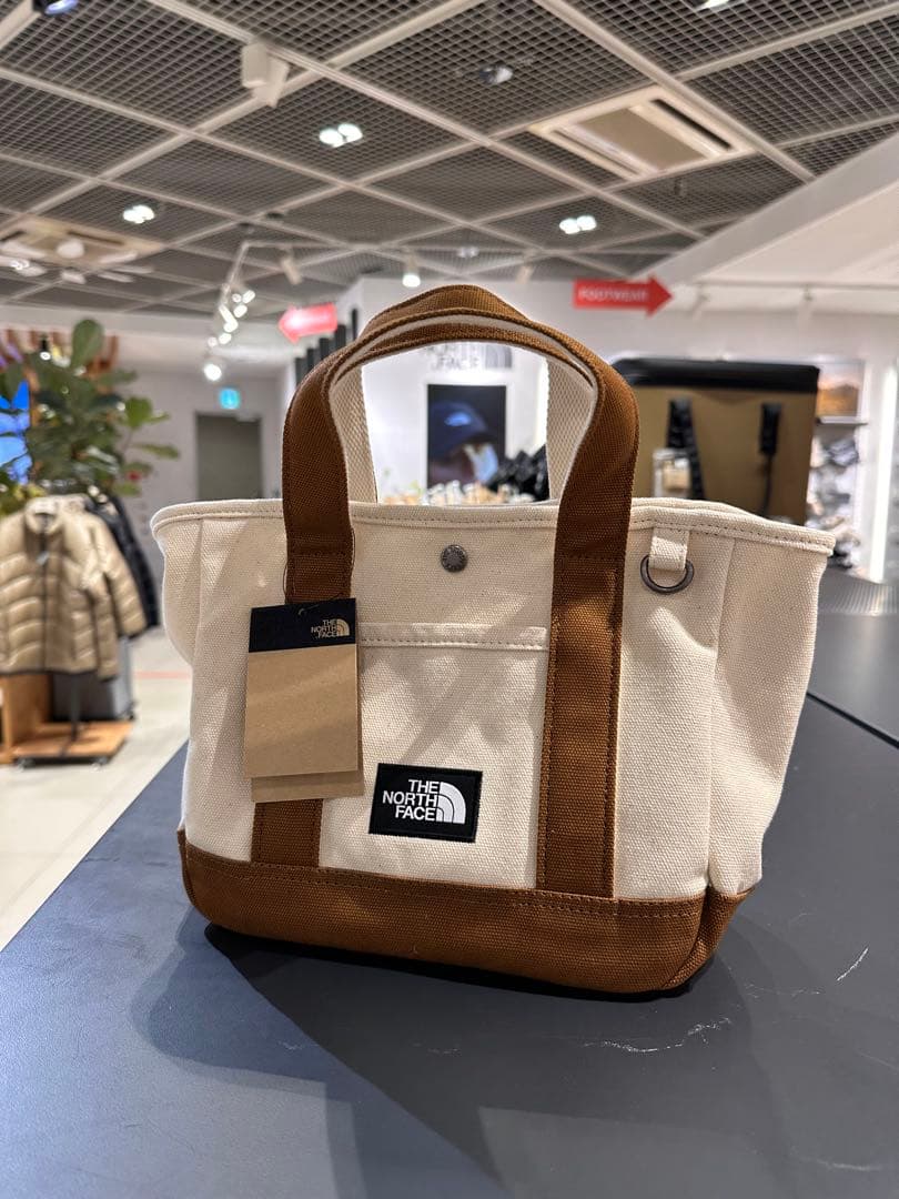 【キャメル】韓国　THE NORTH FACE ショルダーバッグ