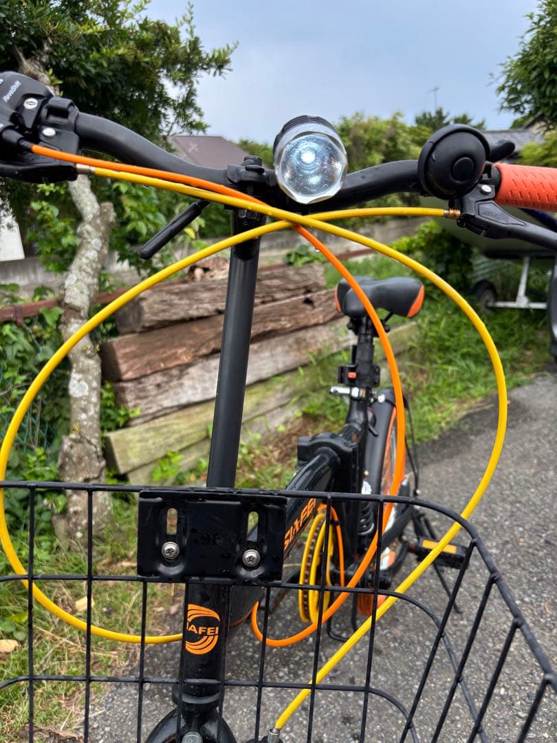 折りたたみ自転車 SIAFEI 20\" ブラック/オレンジ