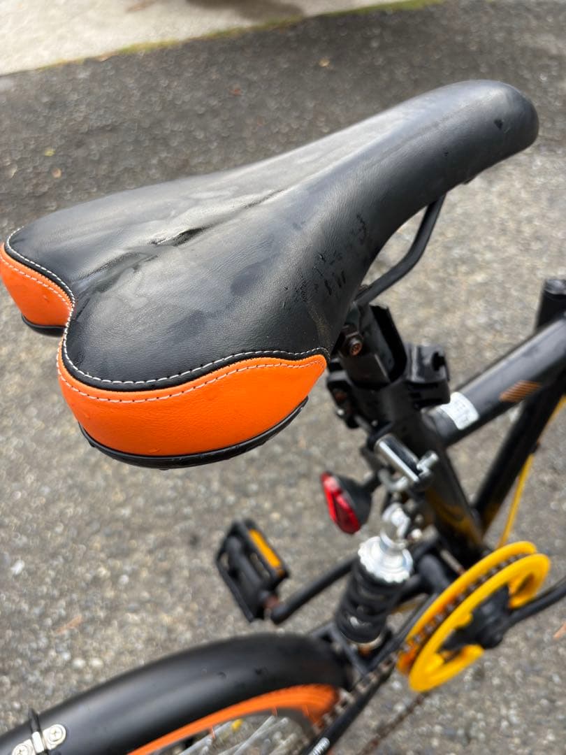 折りたたみ自転車 SIAFEI 20\" ブラック/オレンジ