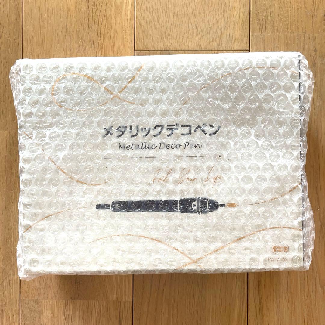 かなざわカタニ メタリックデコペン箔6色セット ペン先7種＋マットピンクホイル