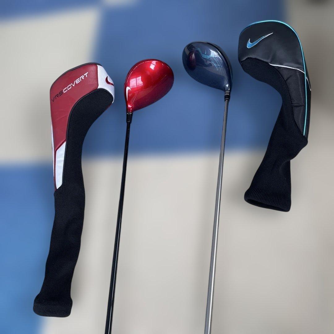 NIKE GOLF キャディバッグ クラブ2本付き