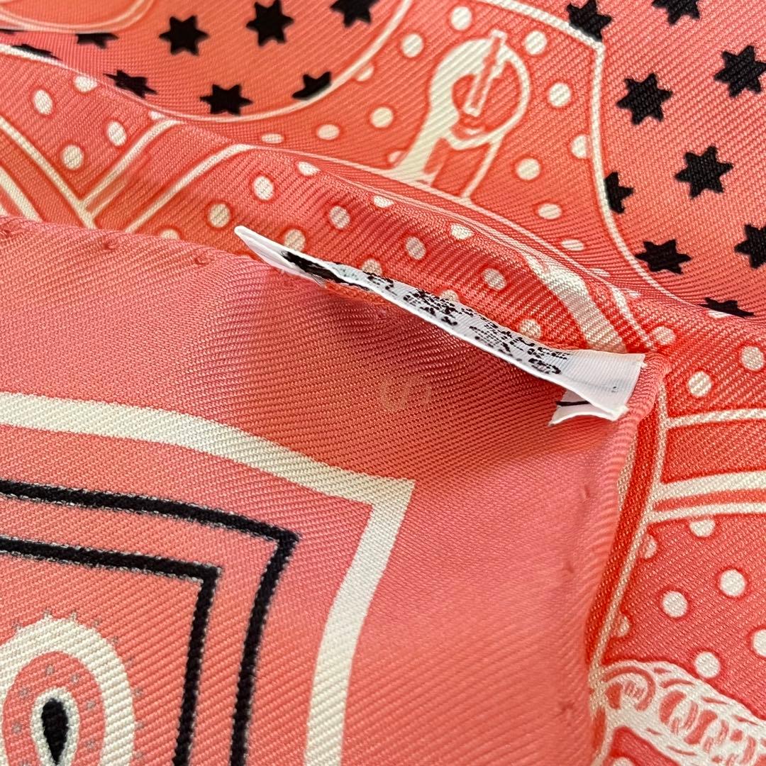 【美品】HERMES エルメス バンダナ カレ55 エプロンドール