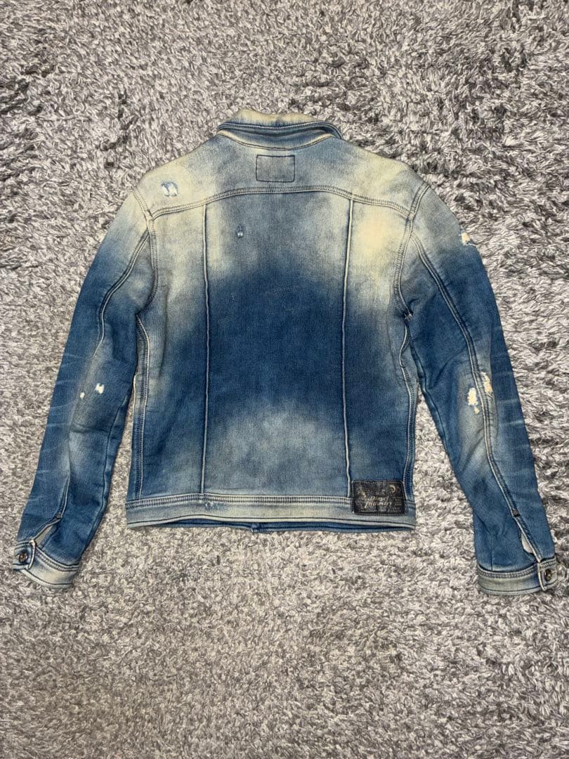 翔*平様 DIESEL デニム ジャケット S 青 JOGG JEANS ジョグ