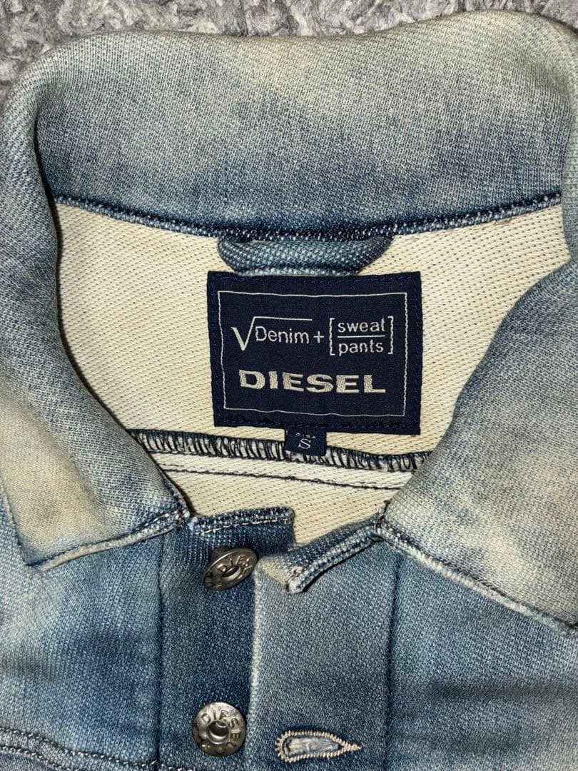 翔*平様 DIESEL デニム ジャケット S 青 JOGG JEANS ジョグ