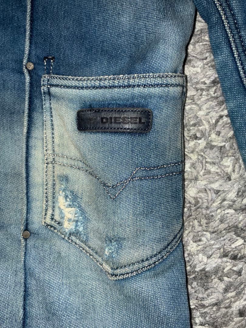 翔*平様 DIESEL デニム ジャケット S 青 JOGG JEANS ジョグ