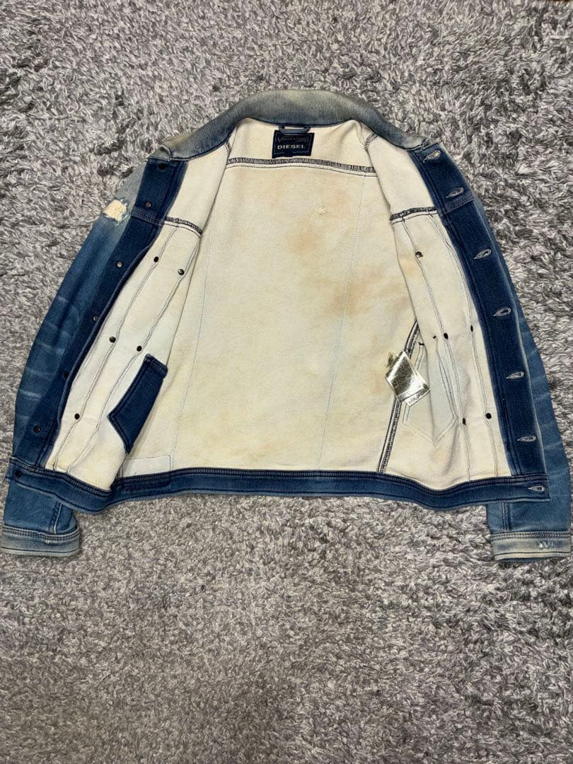 翔*平様 DIESEL デニム ジャケット S 青 JOGG JEANS ジョグ