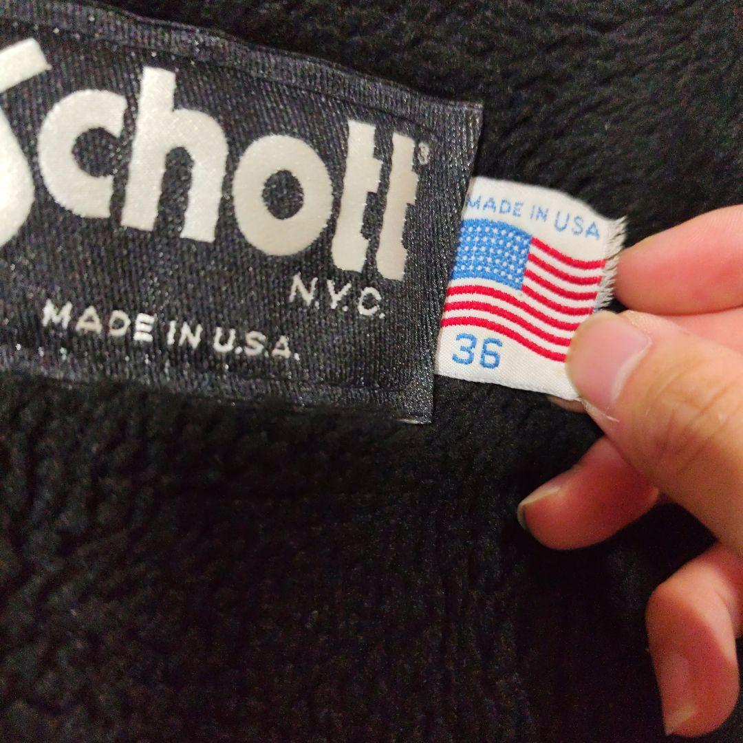 Schott ショット シングル ライダース レザージャケット　usa