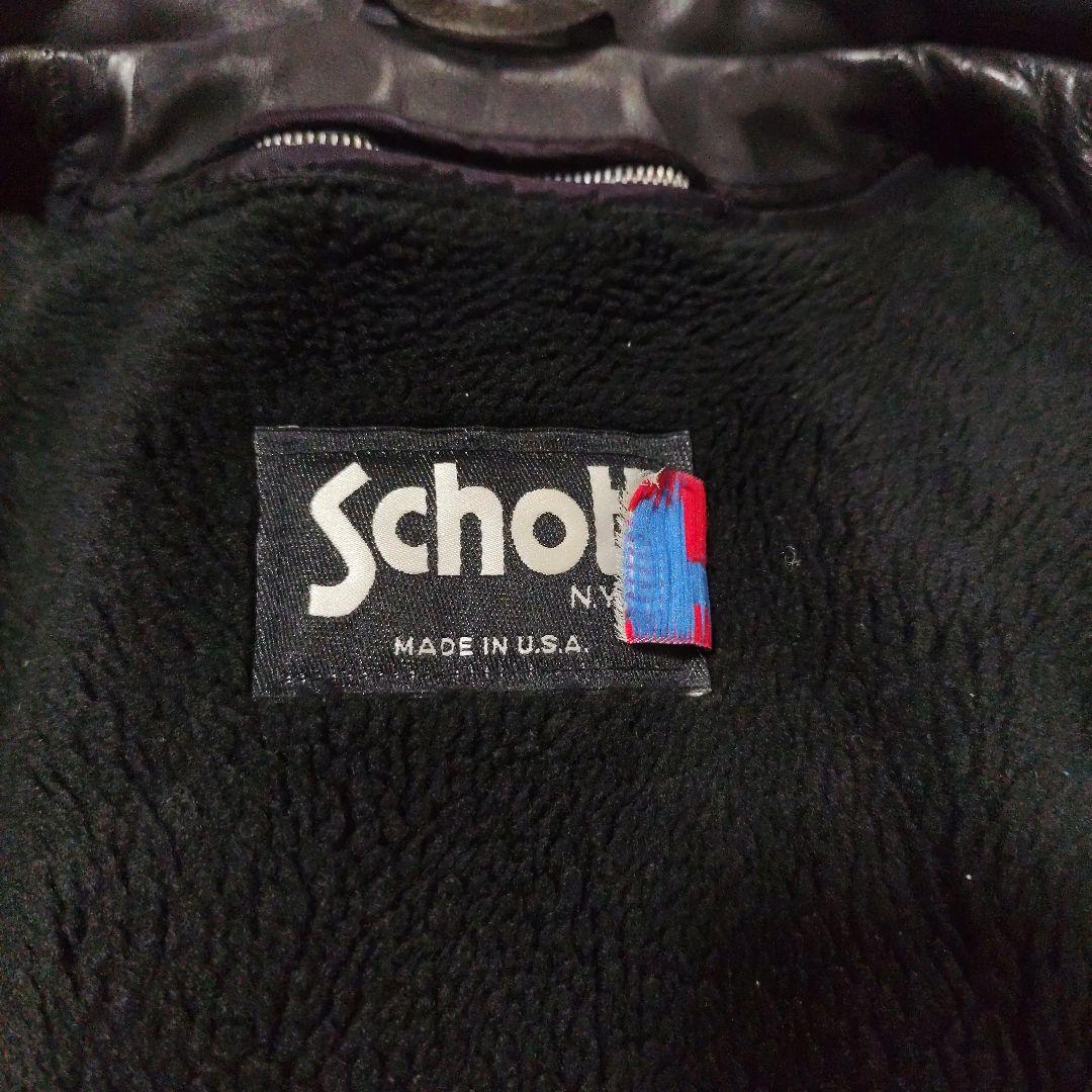 Schott ショット シングル ライダース レザージャケット　usa