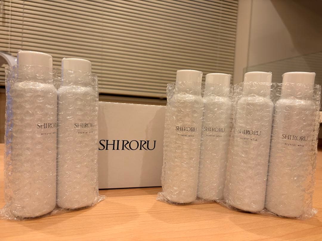 【新品未開封】SHIROURUシロル クリスタルホイップ 洗顔料 6本セット