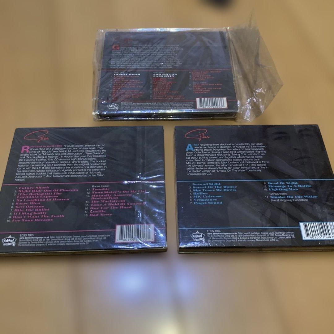 Gillan CD3枚セット ギラン ディープパープル