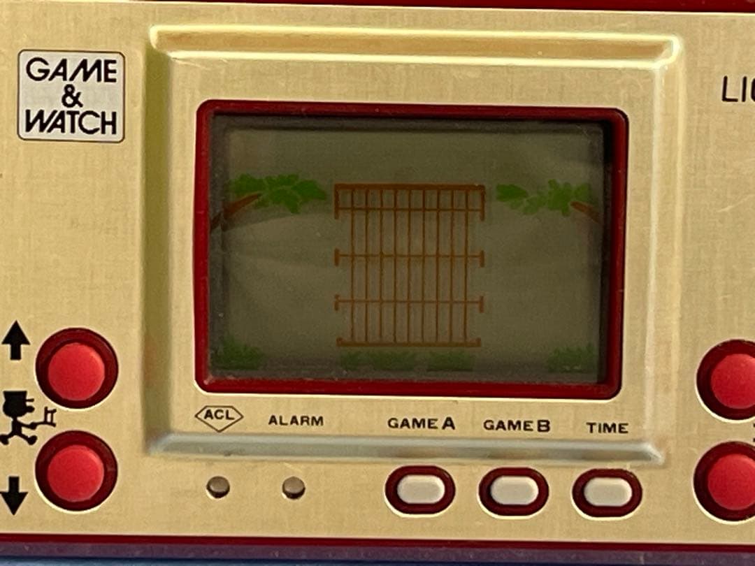 ゲームウォッチ　ライオン　レアゲーム　レトロ　任天堂　当時物　昭和