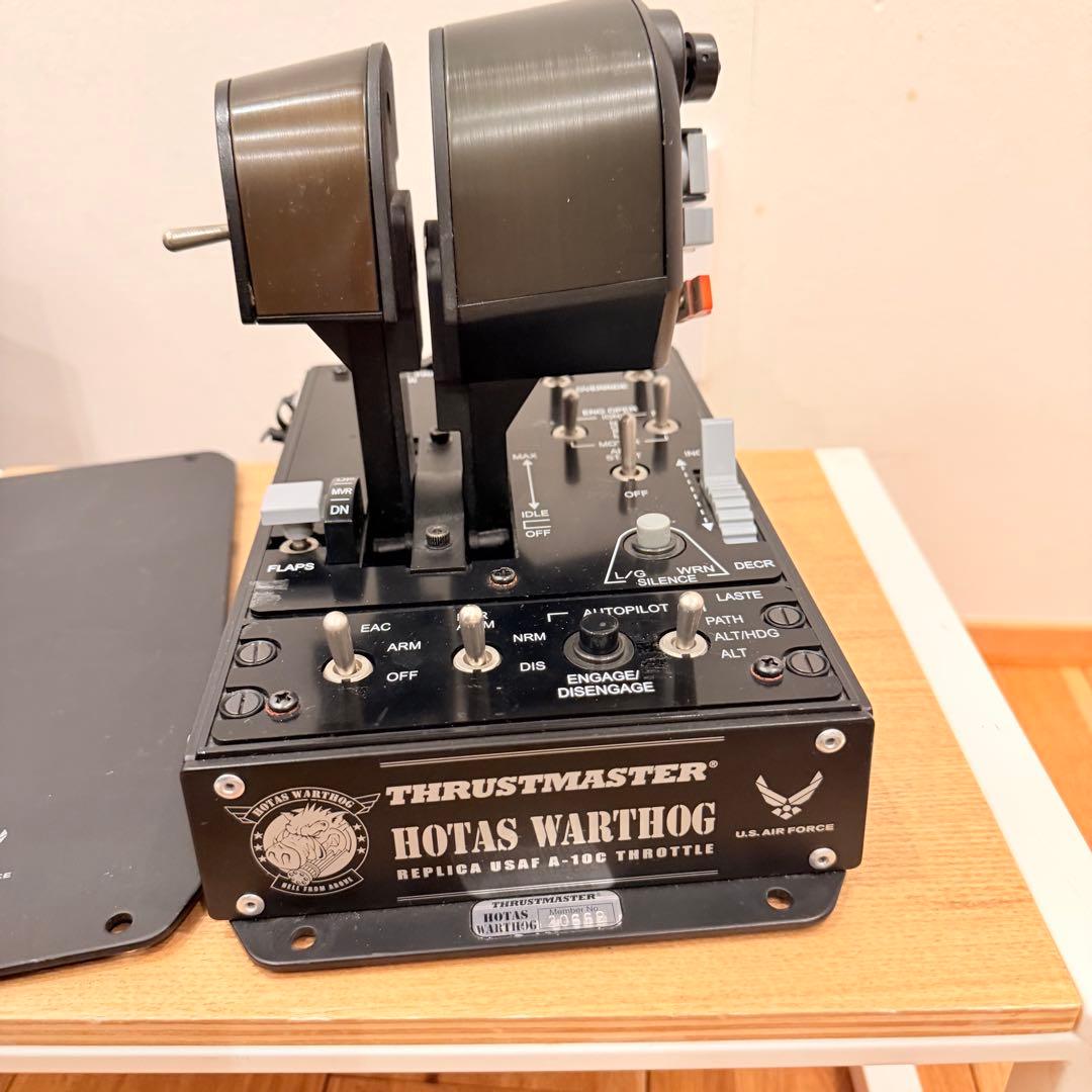 THRUSTMASTER HOTAS WARTHOGフライトシミュレータ 現状品