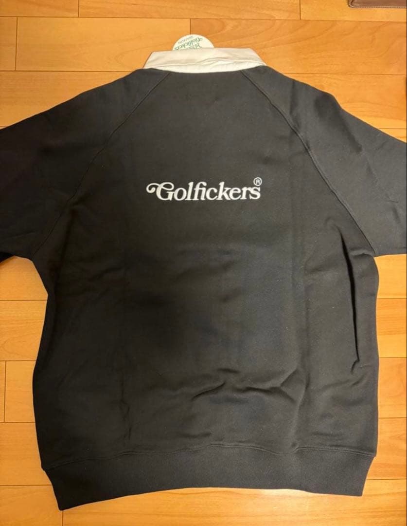 Golfickers ポロシャツスタイル セーター 黒