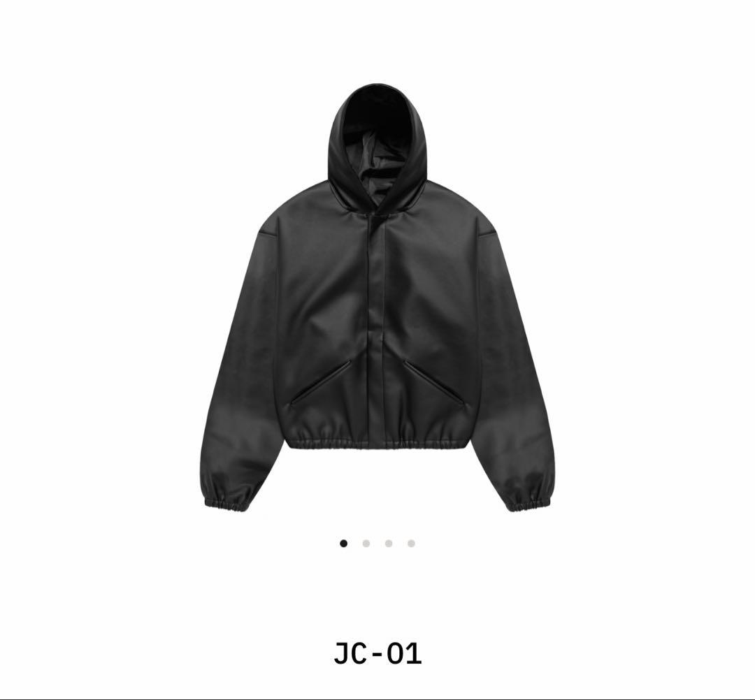 YEEZY YZY JC-01 サイズ1 ブラックフェイクレザー