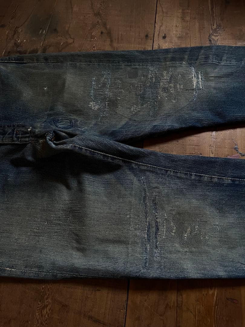 ゴ*ウ様 60s levi's 505 BIGE 赤耳　希少ボタン裏刻印16