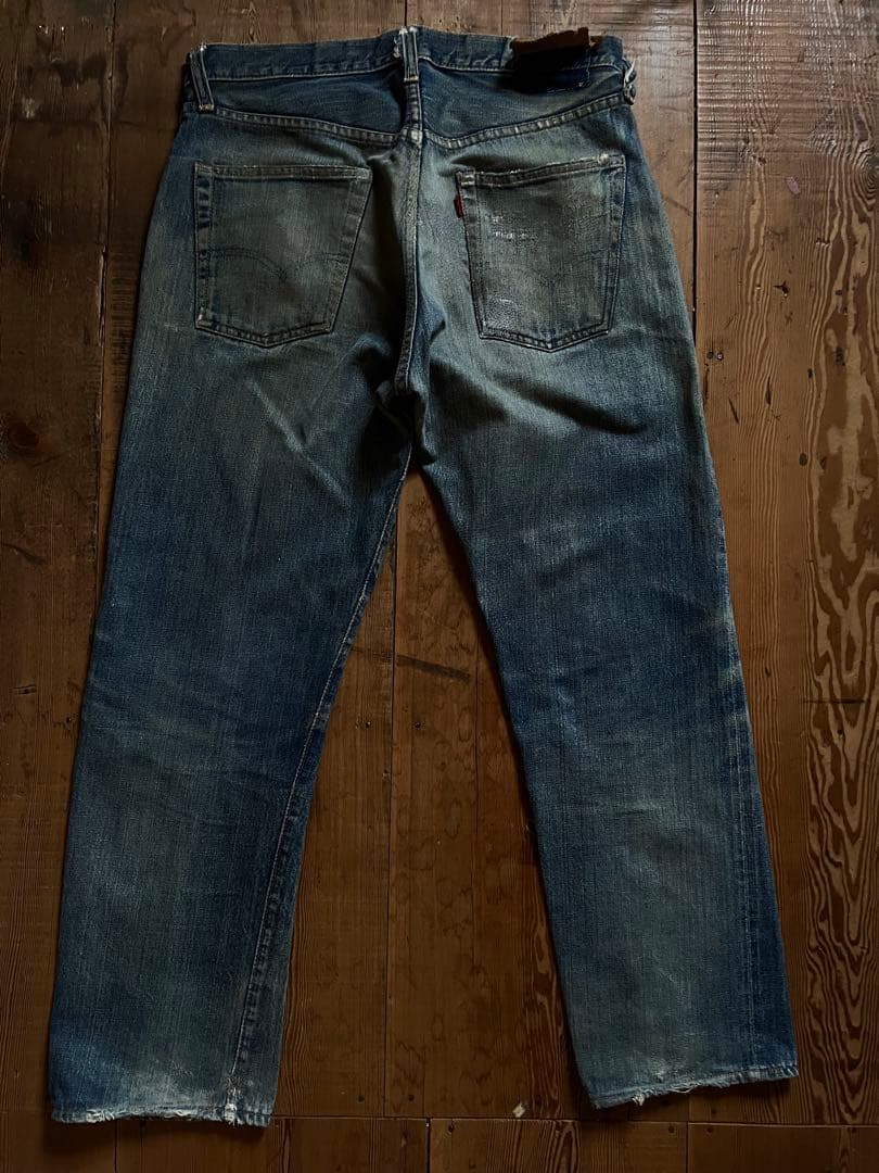 ゴ*ウ様 60s levi's 505 BIGE 赤耳　希少ボタン裏刻印16