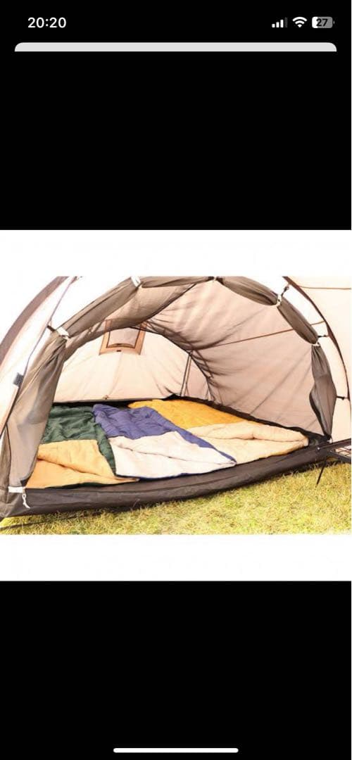 お値下げいたしました！ イグニオ　トンネルテント ベージュ